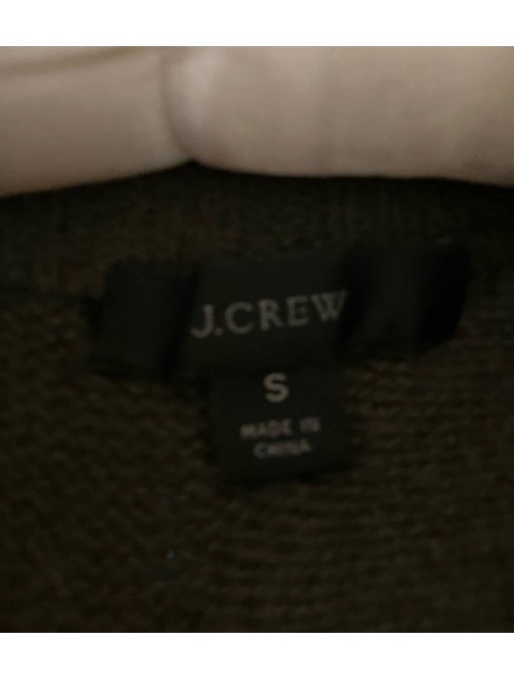 J. Crew Olive Green Wool Alpaca Mockneck Sweater Small - Picture 3 of 9